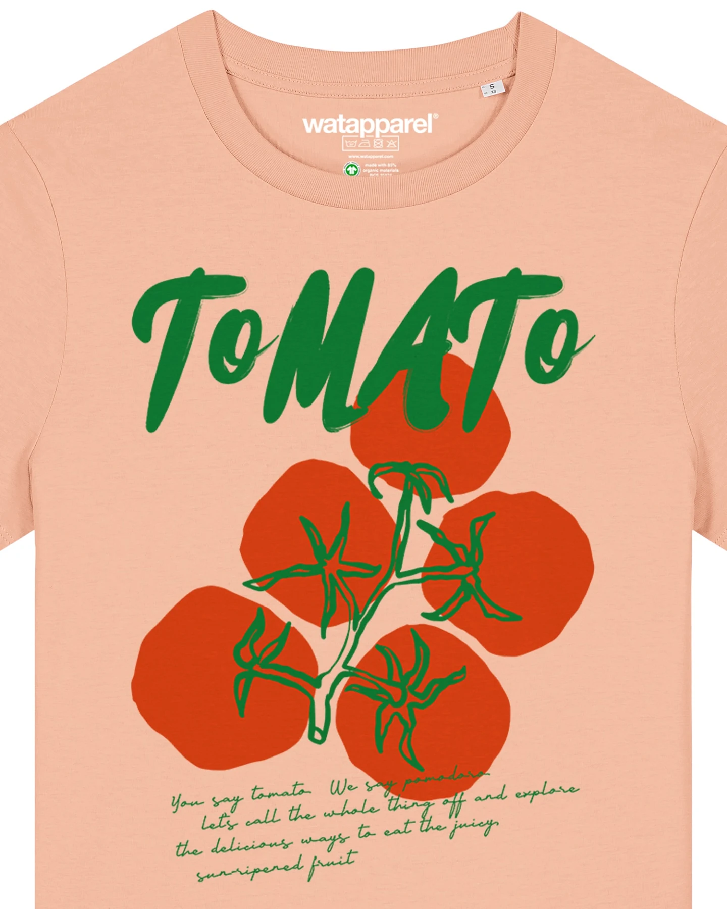 Watapparel T-Shirt Tomato – Ansicht 3