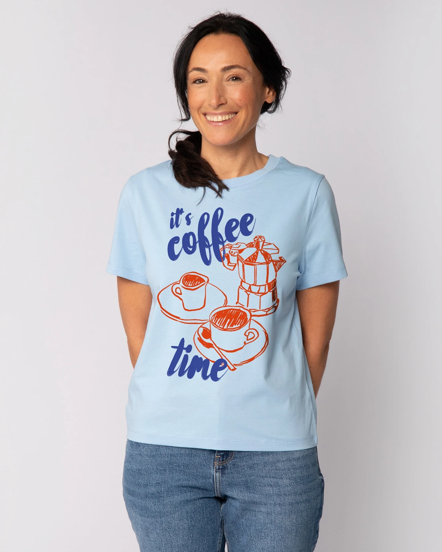 Watapparel T-Shirt Its Coffee Time – Ansicht 2