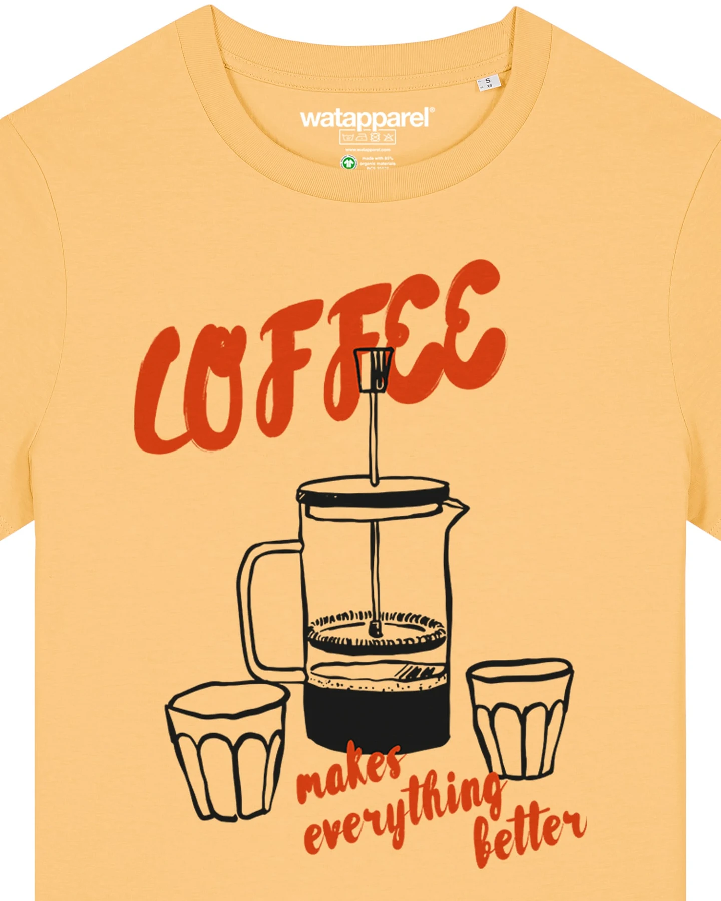 Watapparel T-Shirt Coffee makes everything better – Ansicht 3