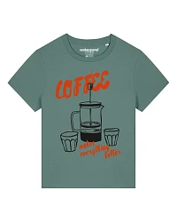 Produktseite: Watapparel T-Shirt Coffee makes everything better