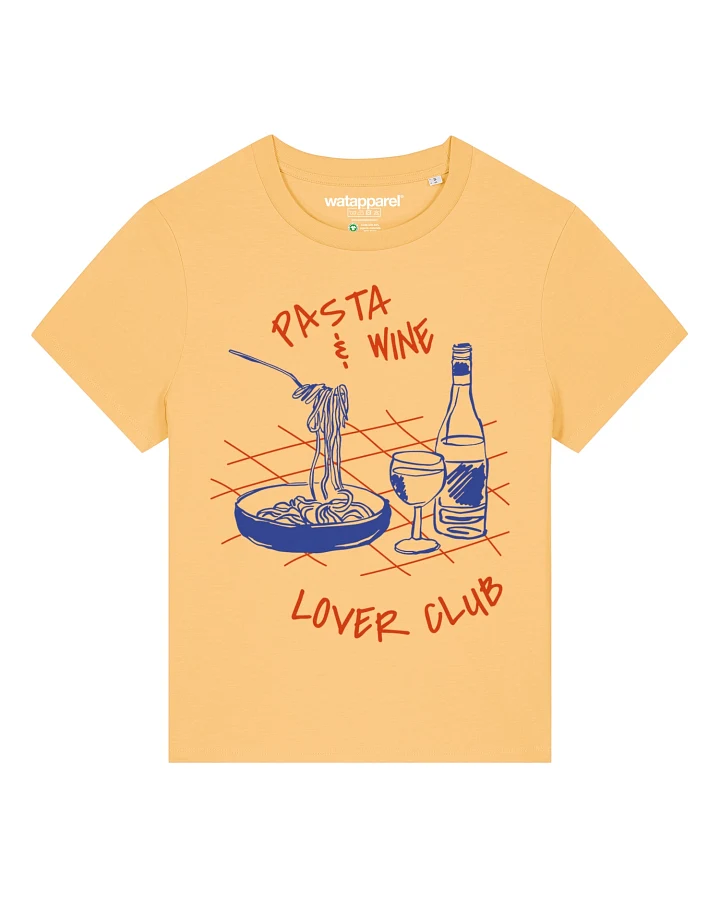 Produktseite: Watapparel T-Shirt Pasta Lover Club
