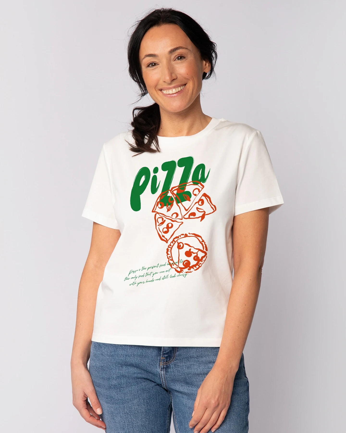 Watapparel T-Shirt Pizza – Ansicht 2