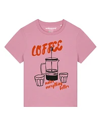 Produktseite: Watapparel T-Shirt Coffee makes everything better