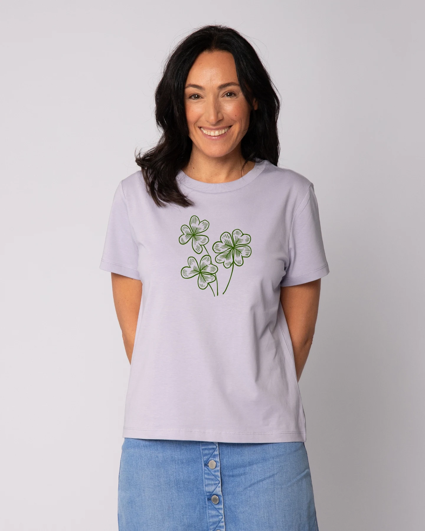 Watapparel T-Shirt Glücksklee – Ansicht 2