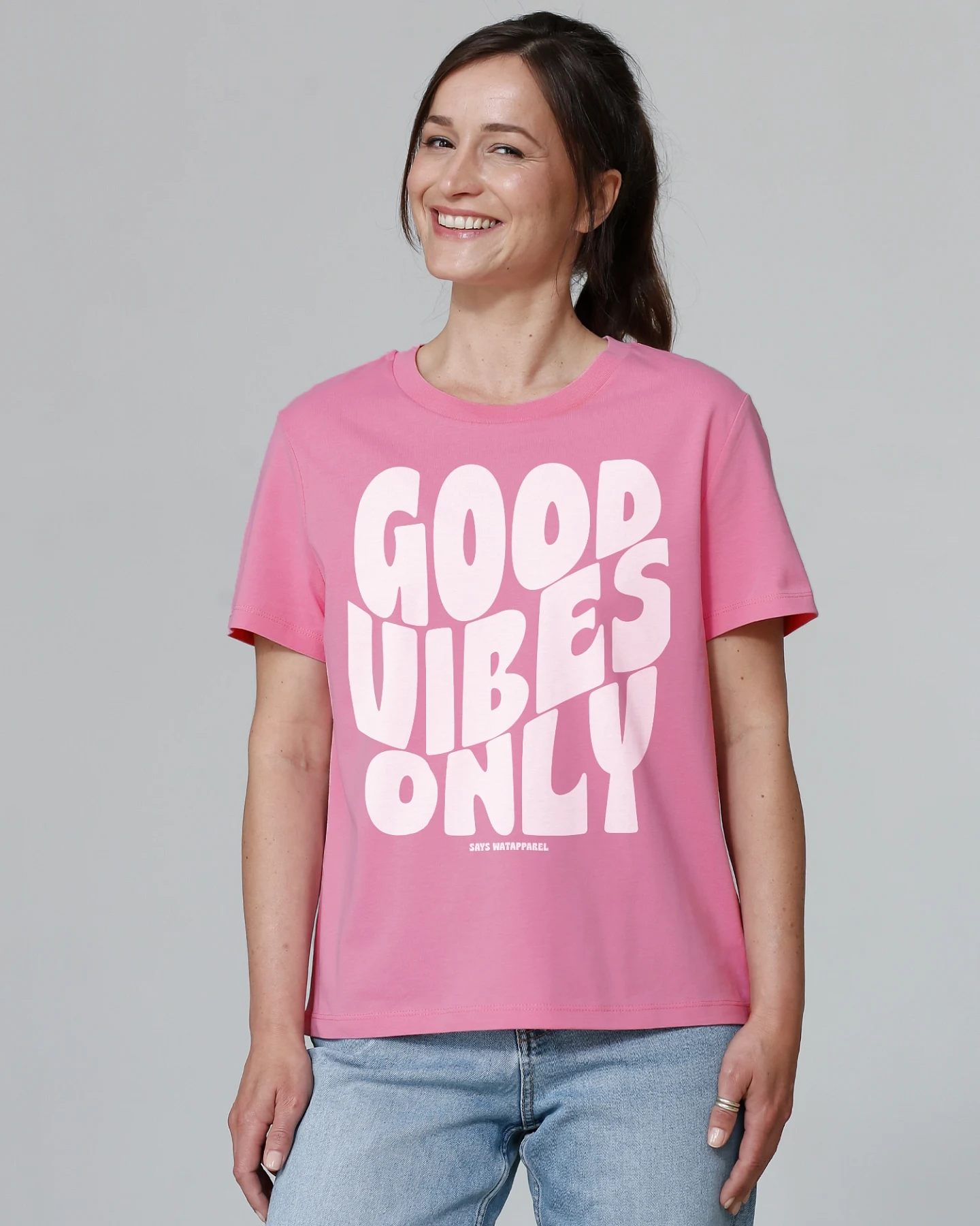 Watapparel Shirt Good vibes only – Ansicht 2