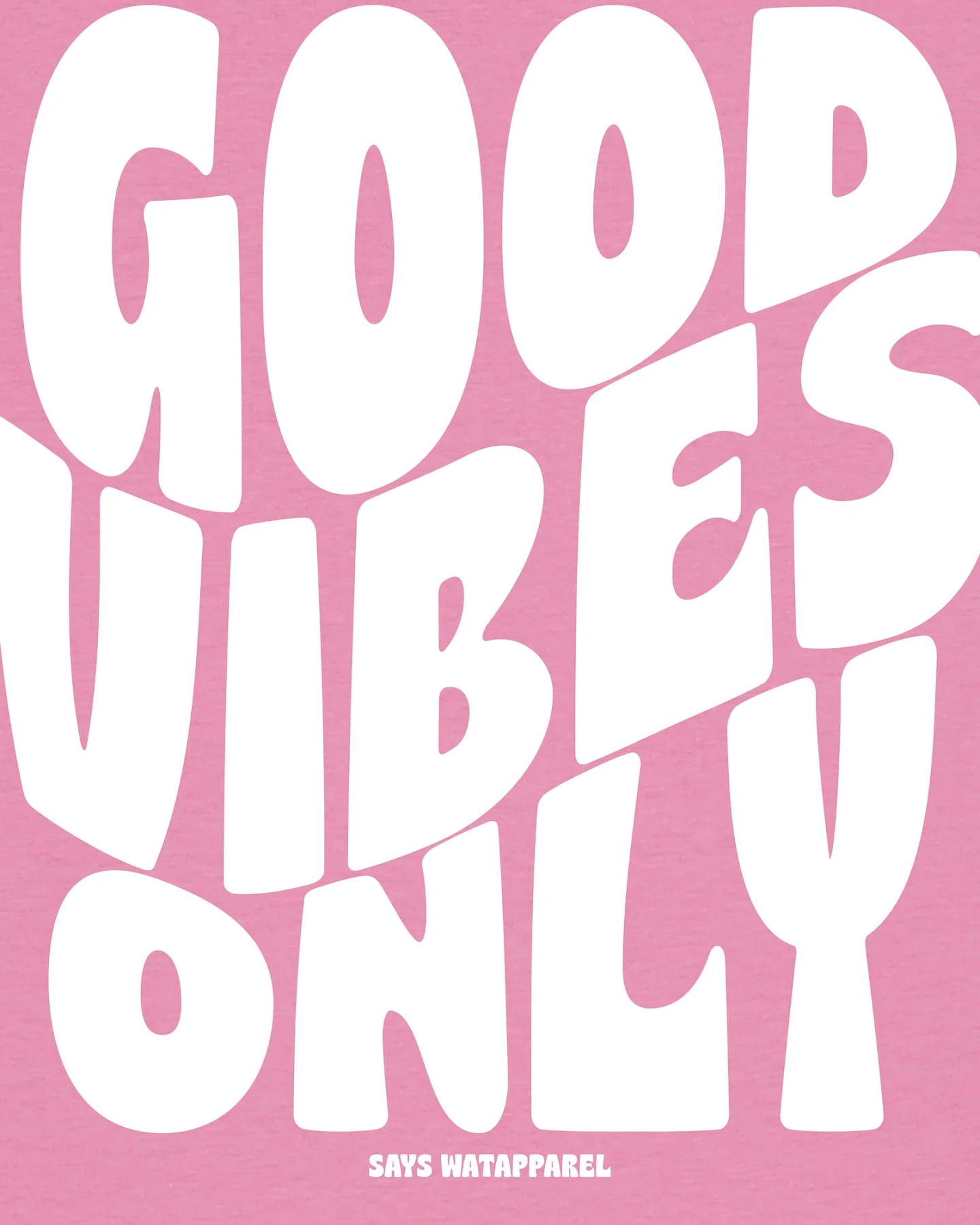 Watapparel Shirt Good vibes only – Ansicht 3