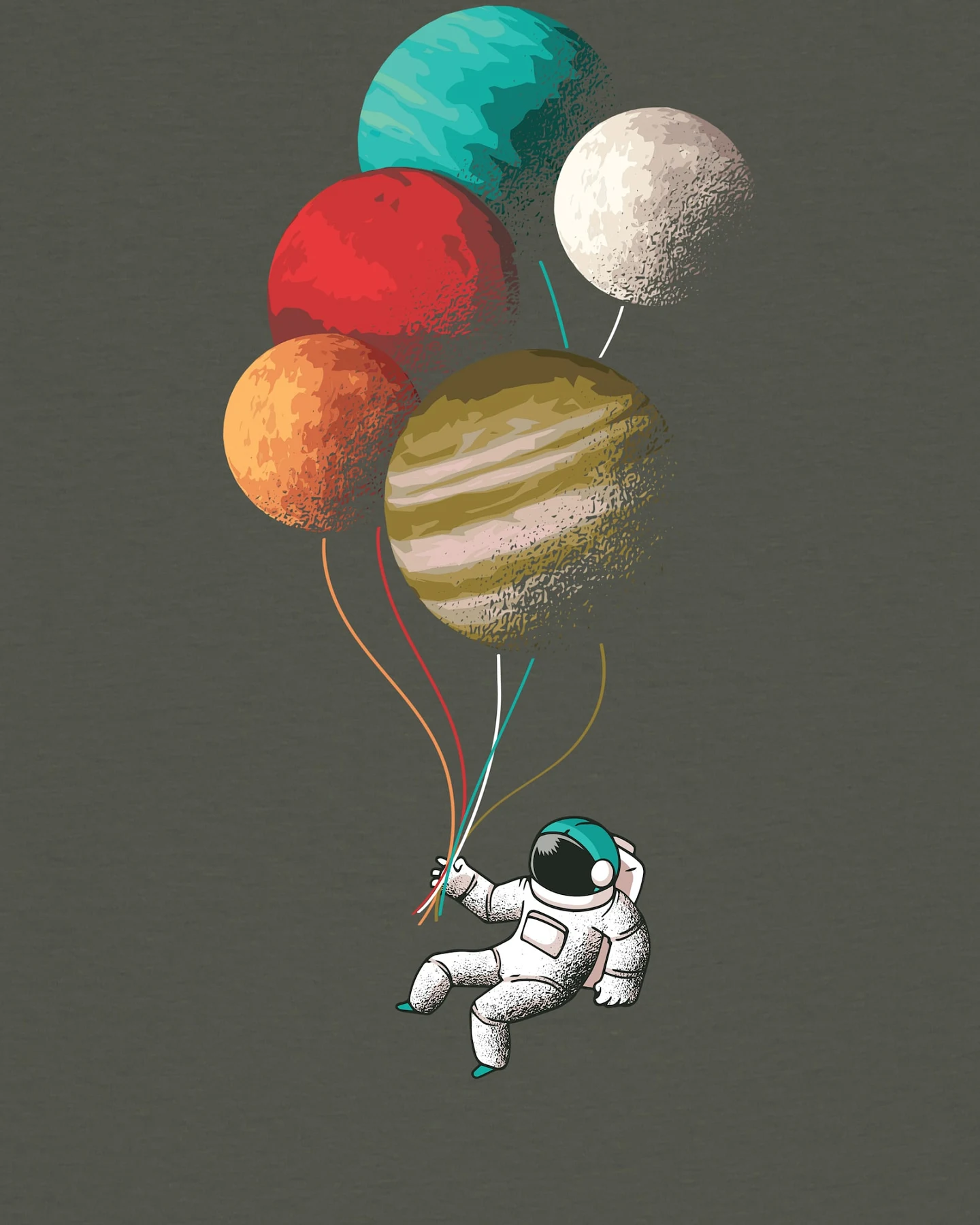 Watapparel Shirt Balloon Spaceman – Ansicht 3