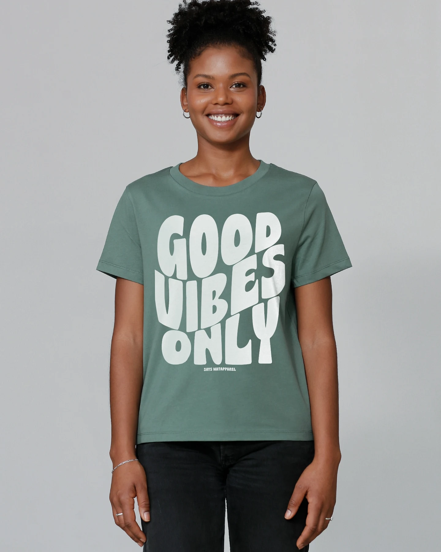 Watapparel Shirt Good vibes only – Ansicht 2
