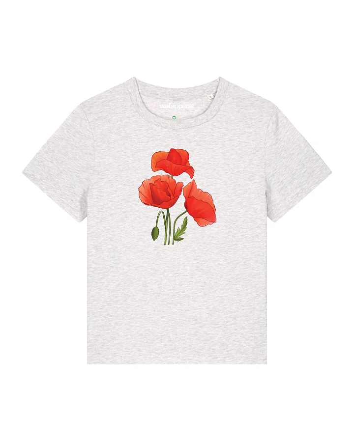 Watapparel T-Shirt Poppy Flowers