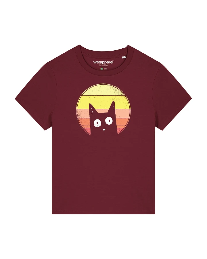 Watapparel T-Shirt Sunset Cat