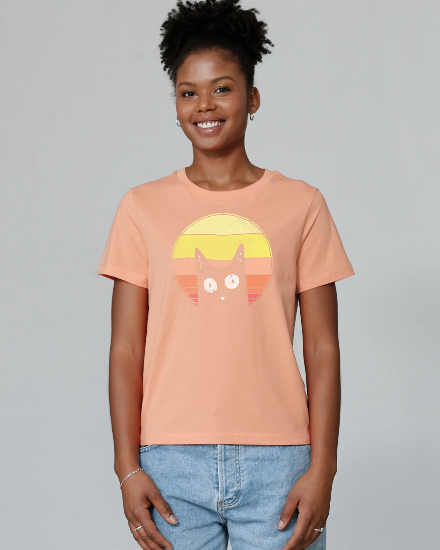 Watapparel Shirt Sunset Cat – Ansicht 2