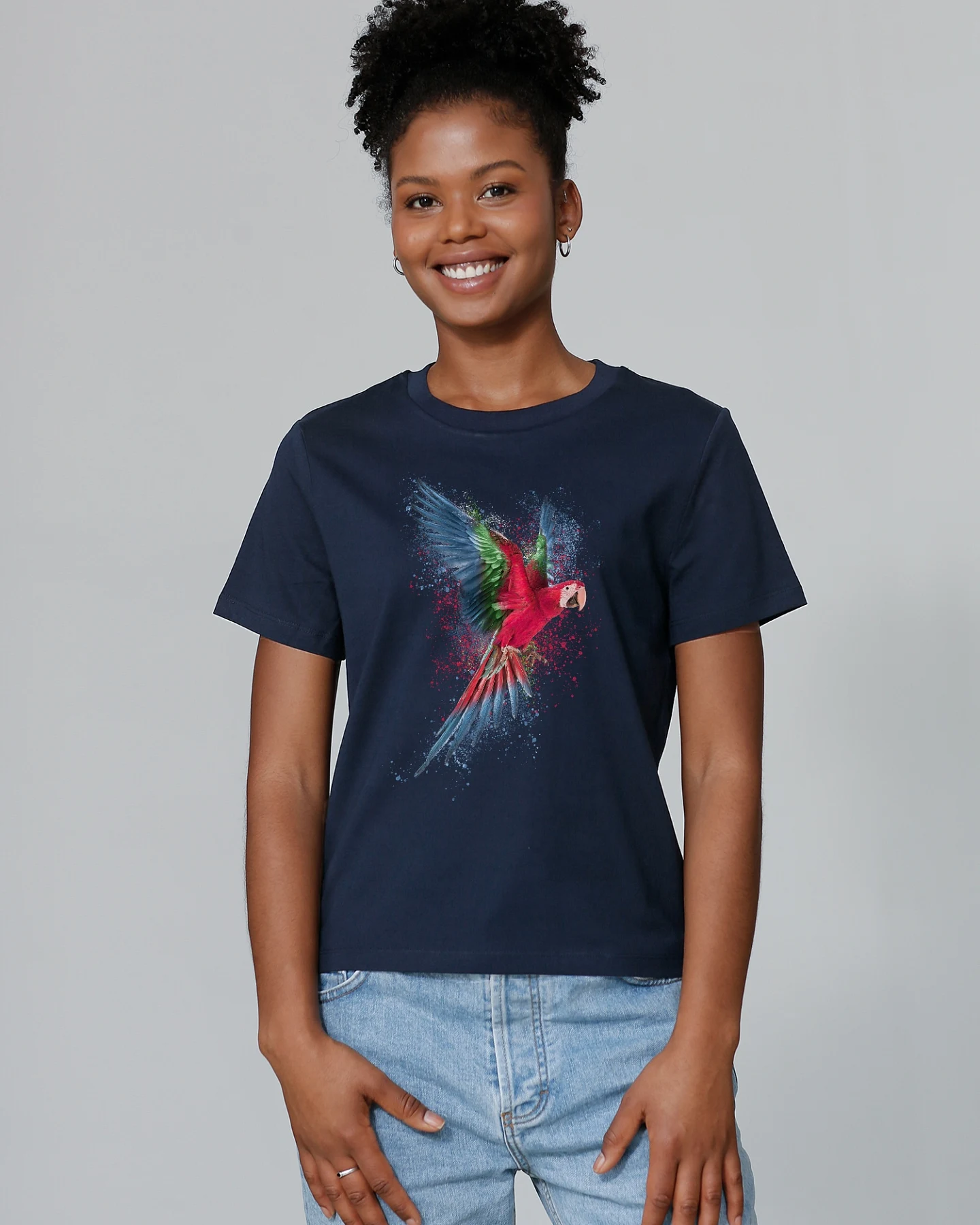 Watapparel T-Shirt Papagei – Ansicht 2