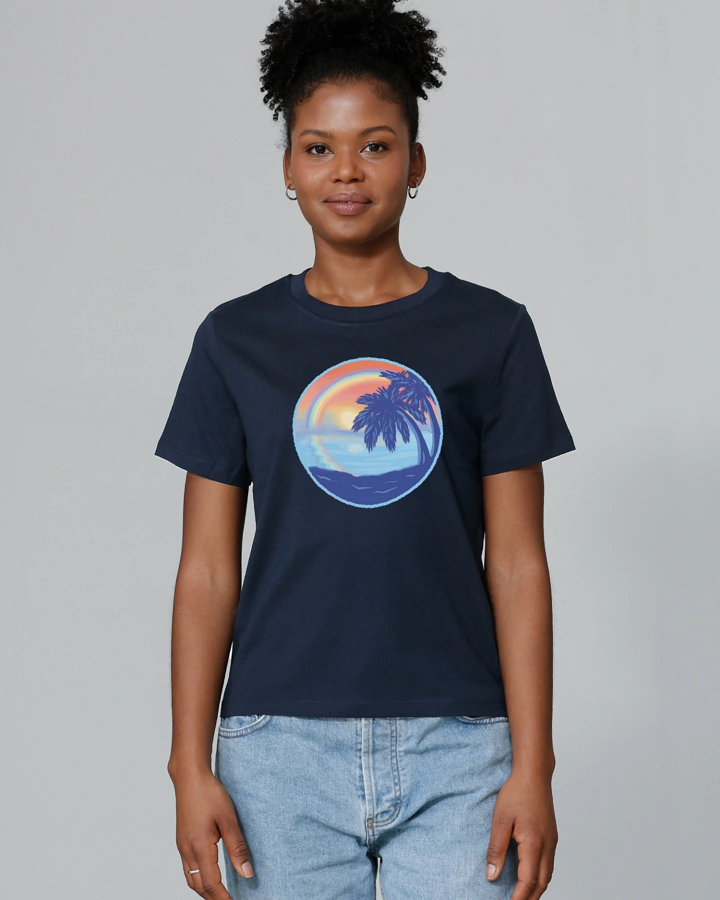 Watapparel Shirt Sunset Rainbow – Ansicht 2
