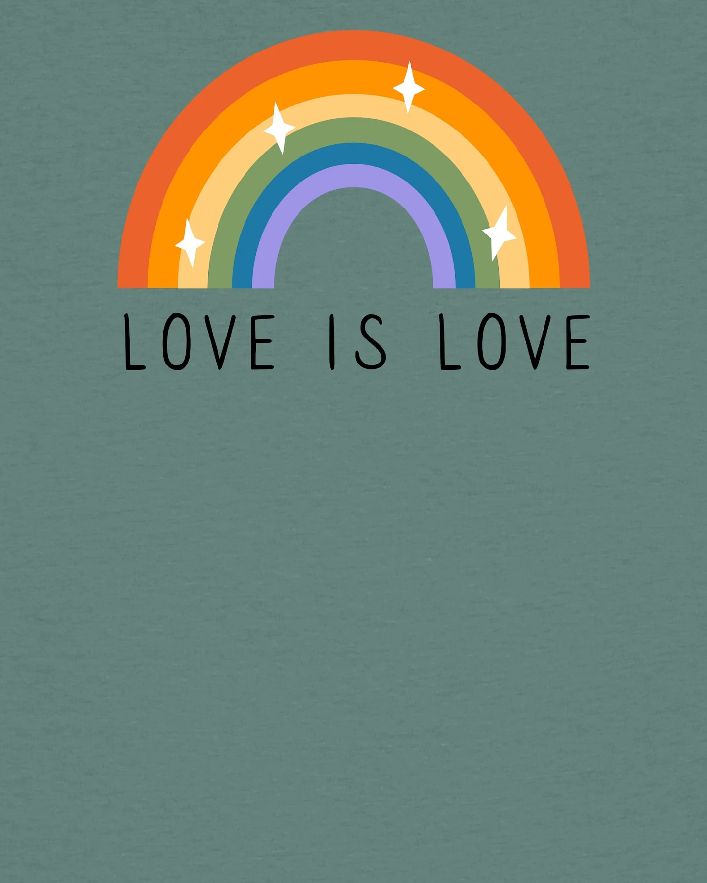Watapparel T-Shirt Love is Love – Ansicht 3