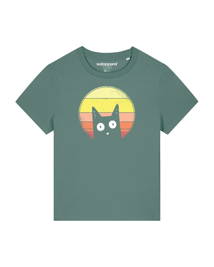 Watapparel Shirt Sunset Cat