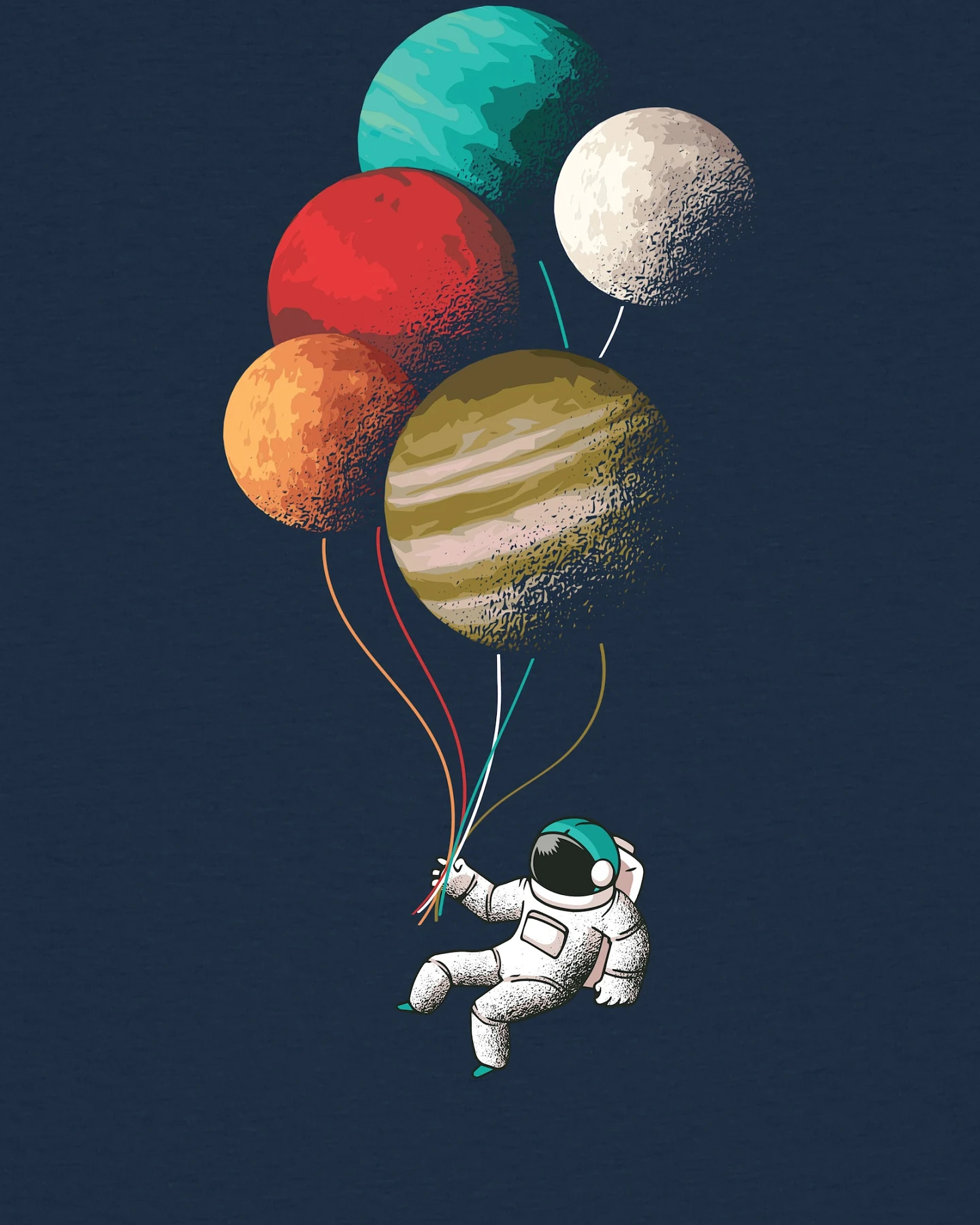 Watapparel Shirt Balloon Spaceman – Ansicht 3
