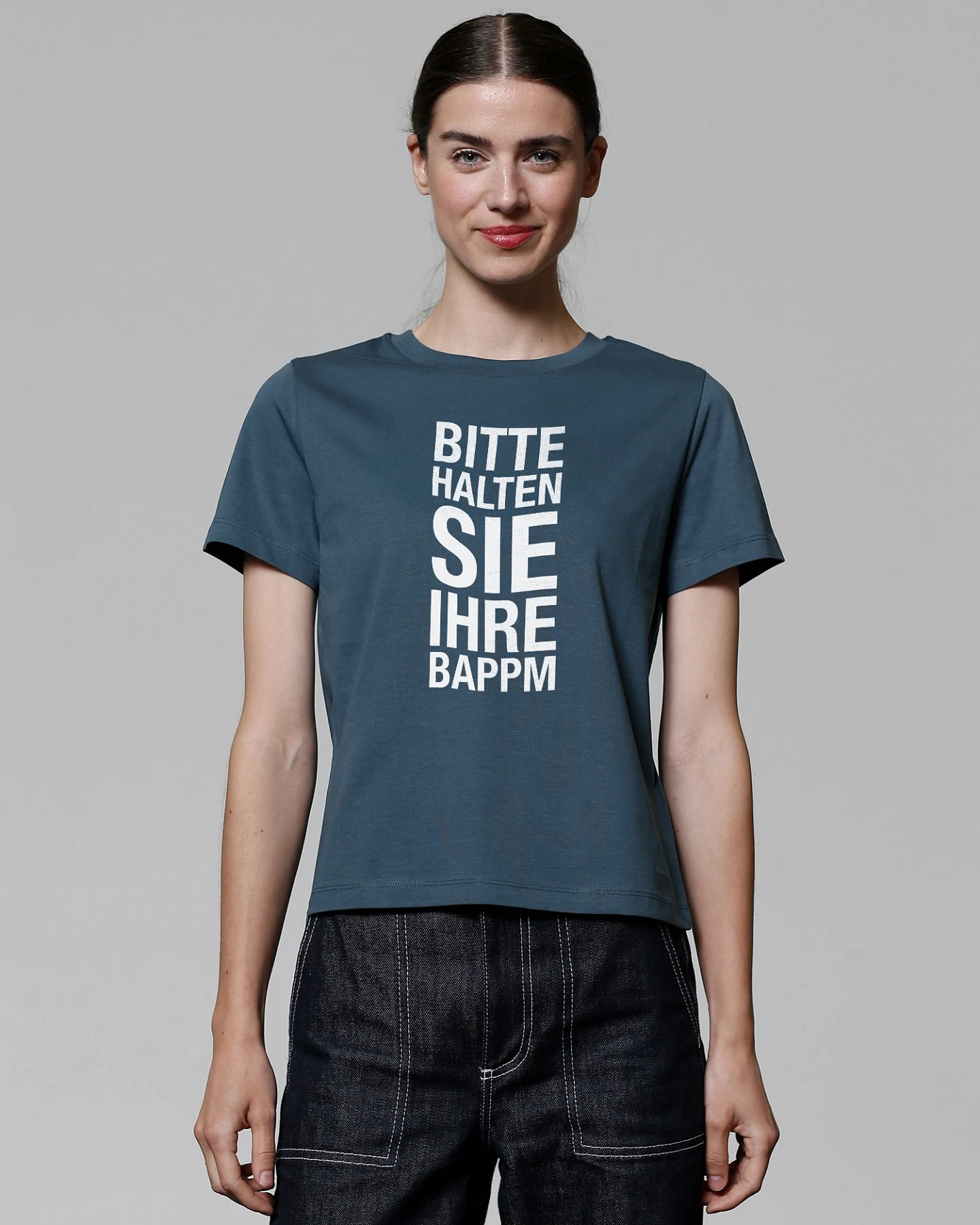 Watapparel Shirt Bitte Halten Sie Ihre Bappm – Ansicht 2