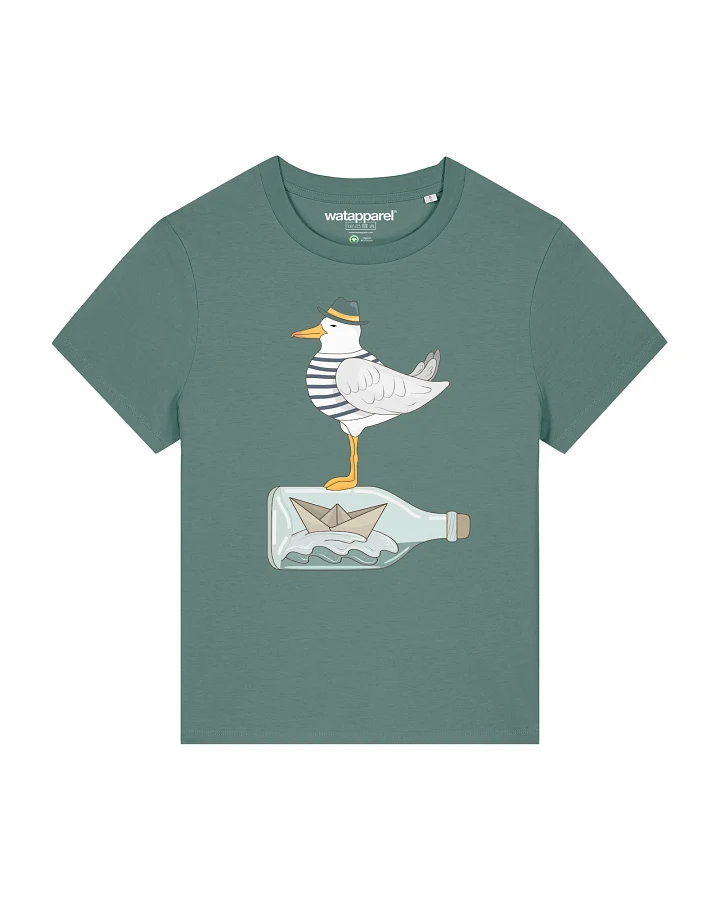 Watapparel T-Shirt Möwe mit Hut