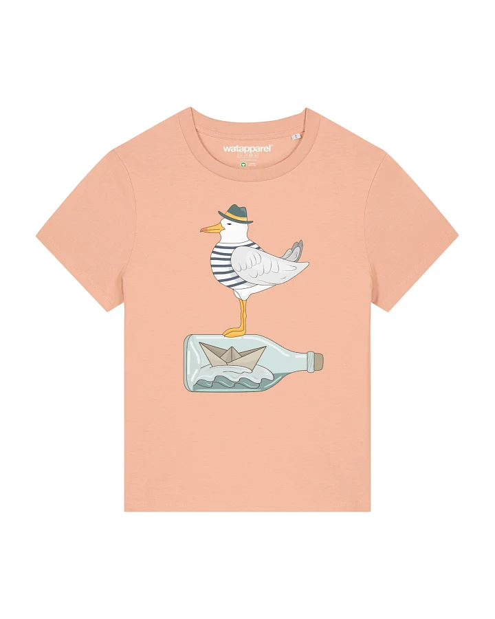 Watapparel T-Shirt Möwe mit Hut