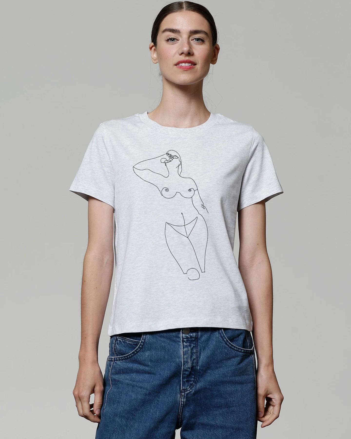 Watapparel T-Shirt Eine Frau – Ansicht 2