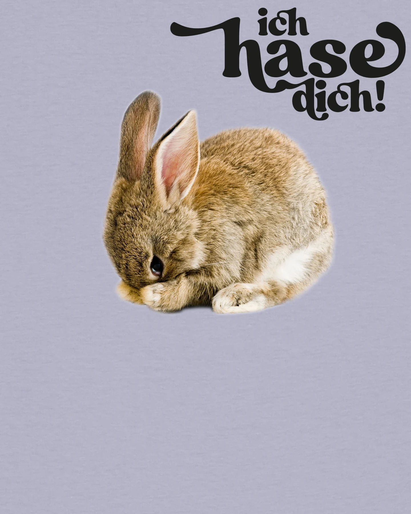 Watapparel Shirt Ich hase dich! – Ansicht 3