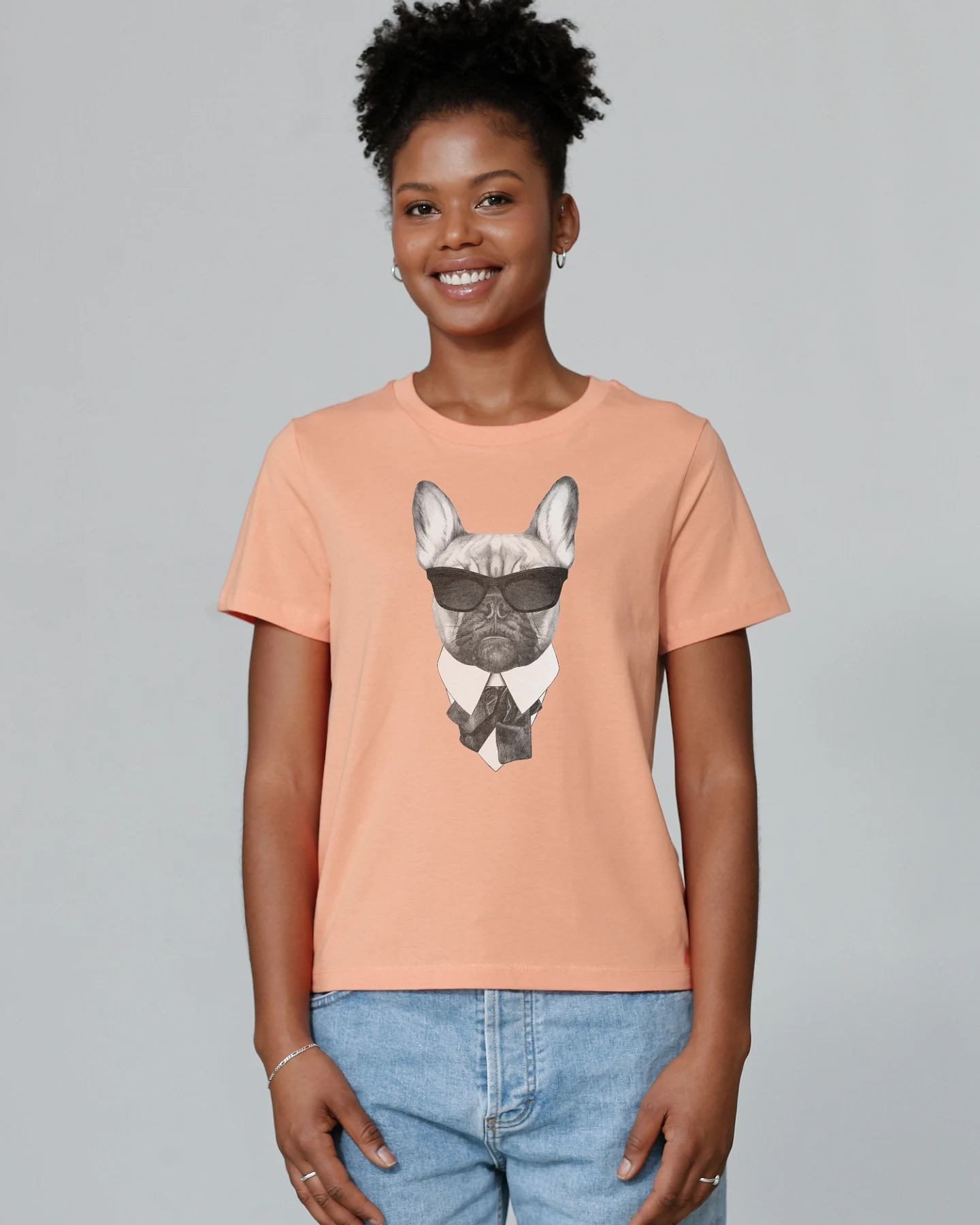 Watapparel T-Shirt Ein fescher Hund – Ansicht 2
