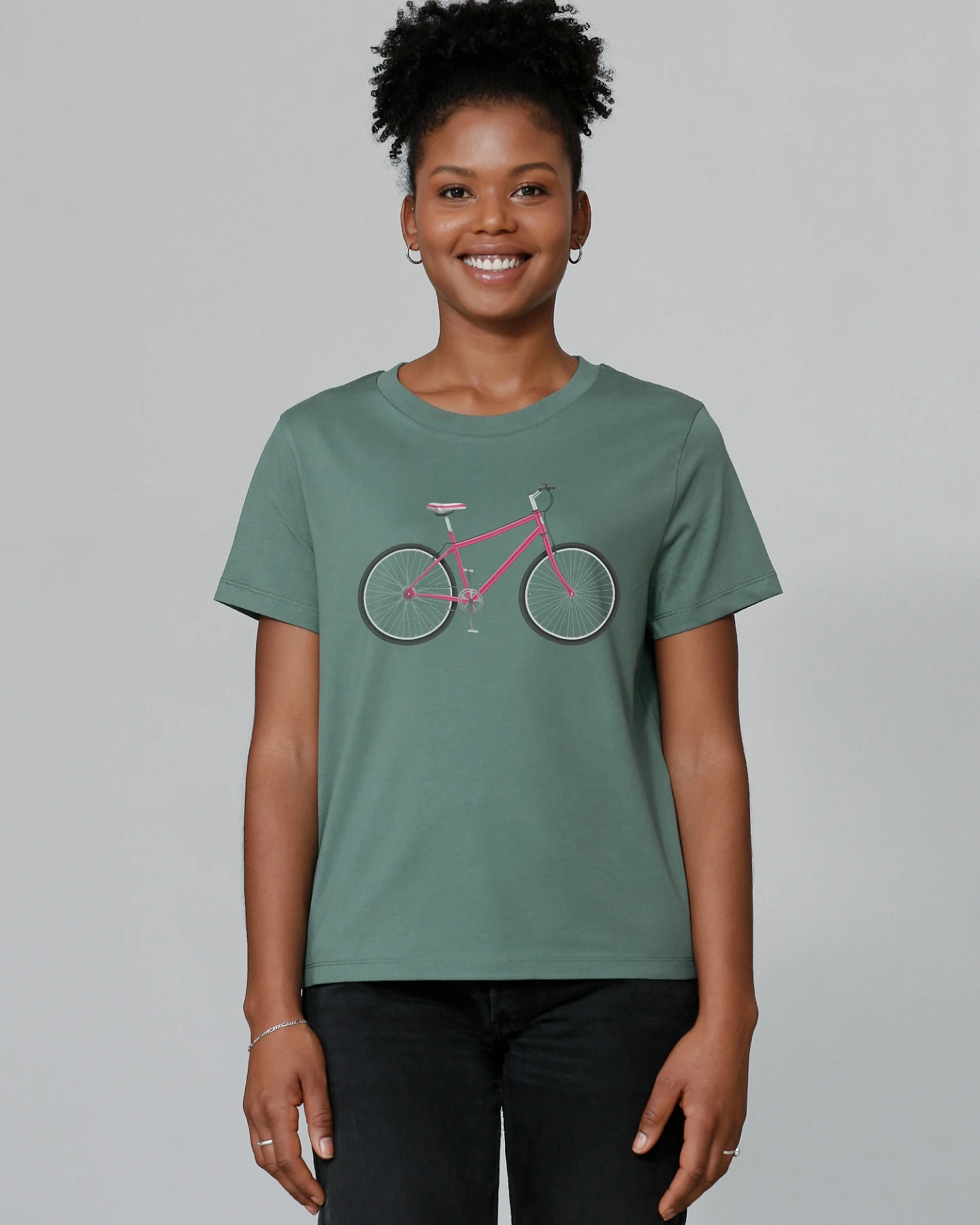 Watapparel Shirt Pink Bike – Ansicht 2