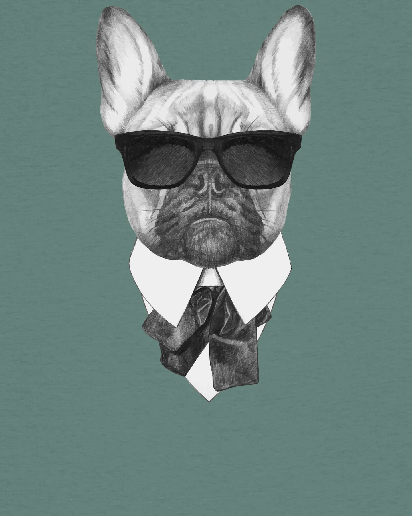 Watapparel T-Shirt Ein fescher Hund – Ansicht 3