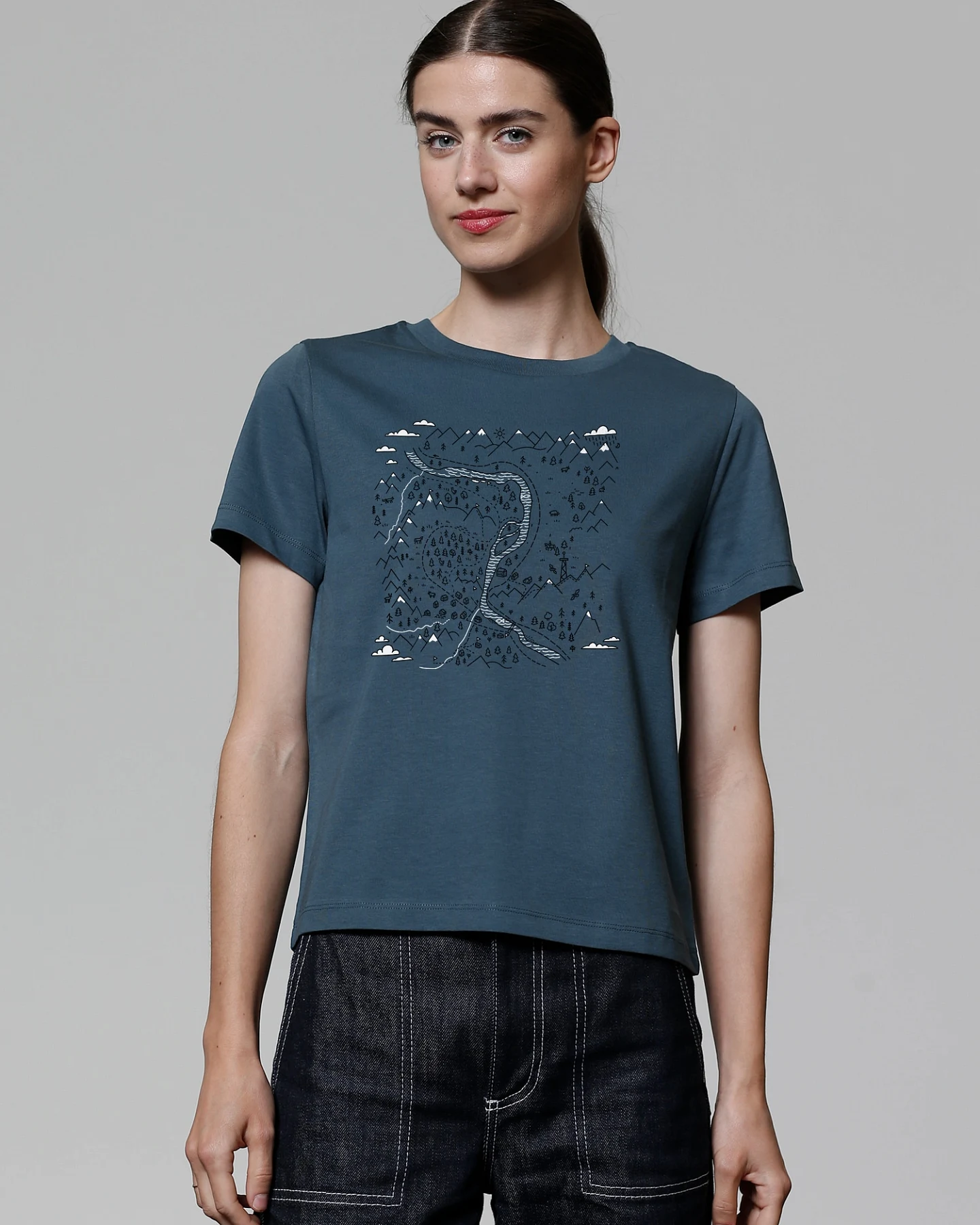 Watapparel T-Shirt Landschaft – Ansicht 2