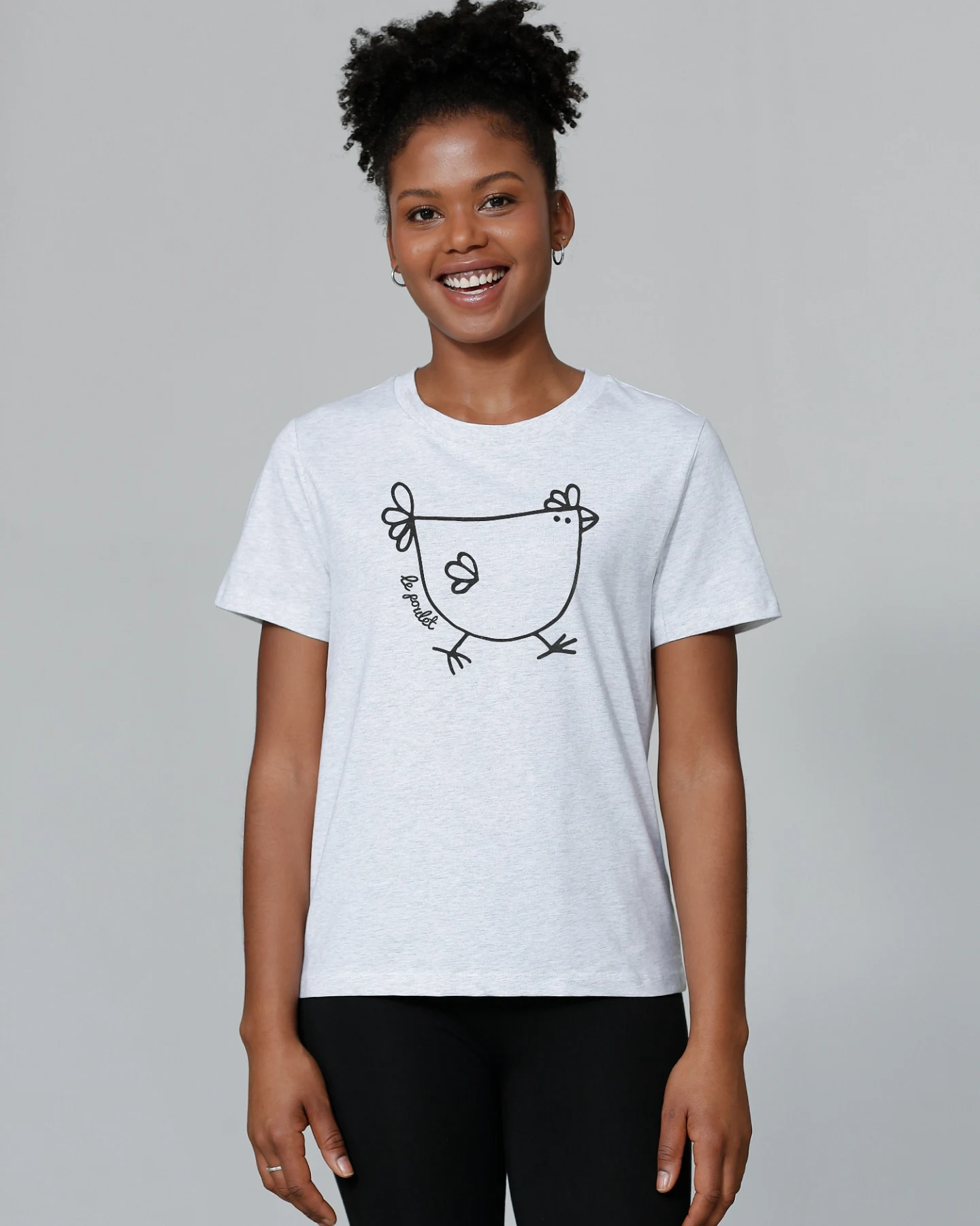 Watapparel Shirt Le poulet - das Huhn – Ansicht 2