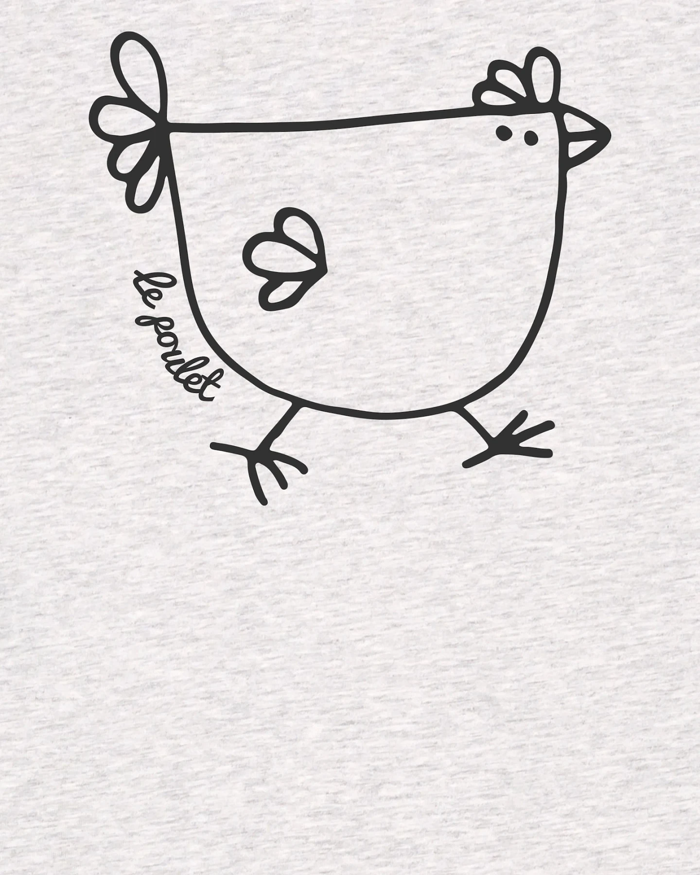 Watapparel Shirt Le poulet - das Huhn – Ansicht 3