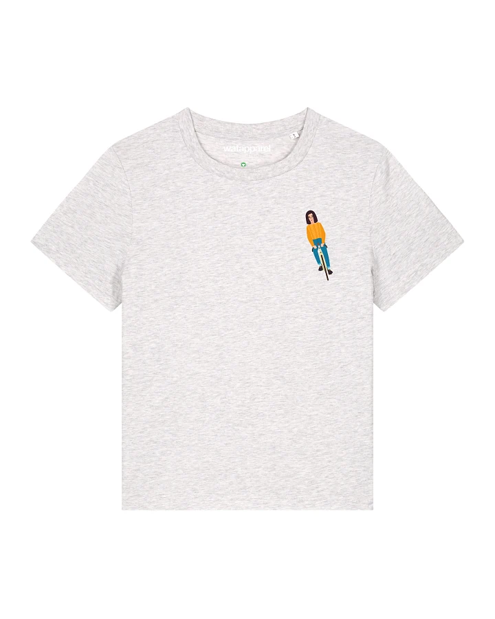 Watapparel T-Shirt Mädchen Auf Fahrrad