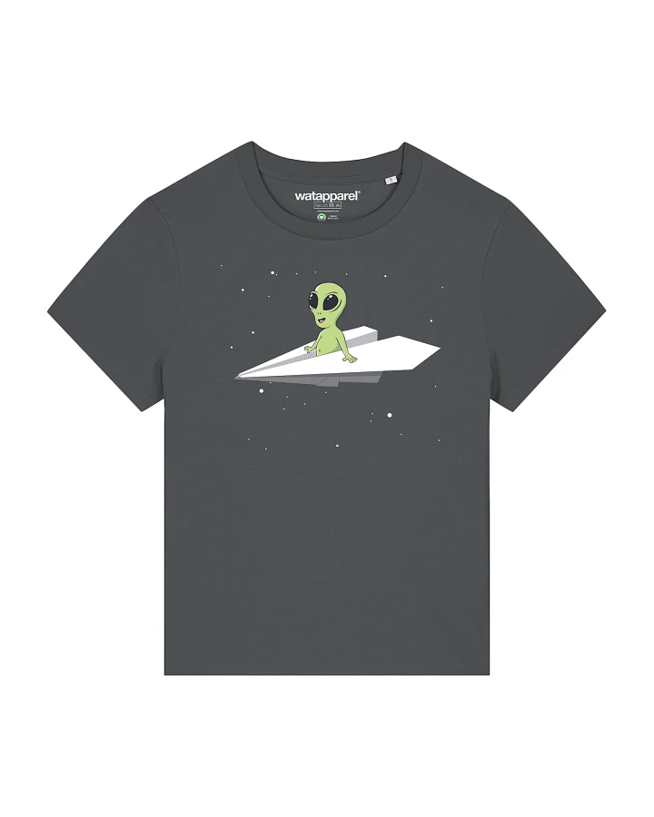 Produktseite: Watapparel Shirt Alien on a paper plane