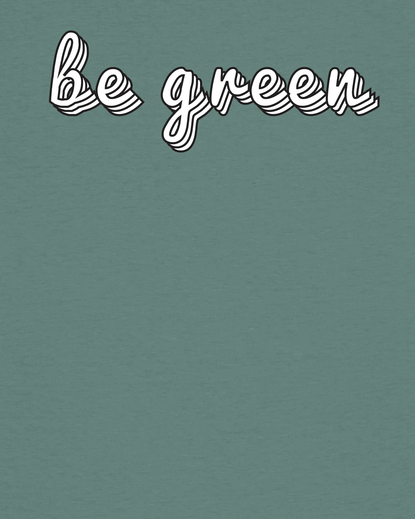 Watapparel T-Shirt Be green – Ansicht 3