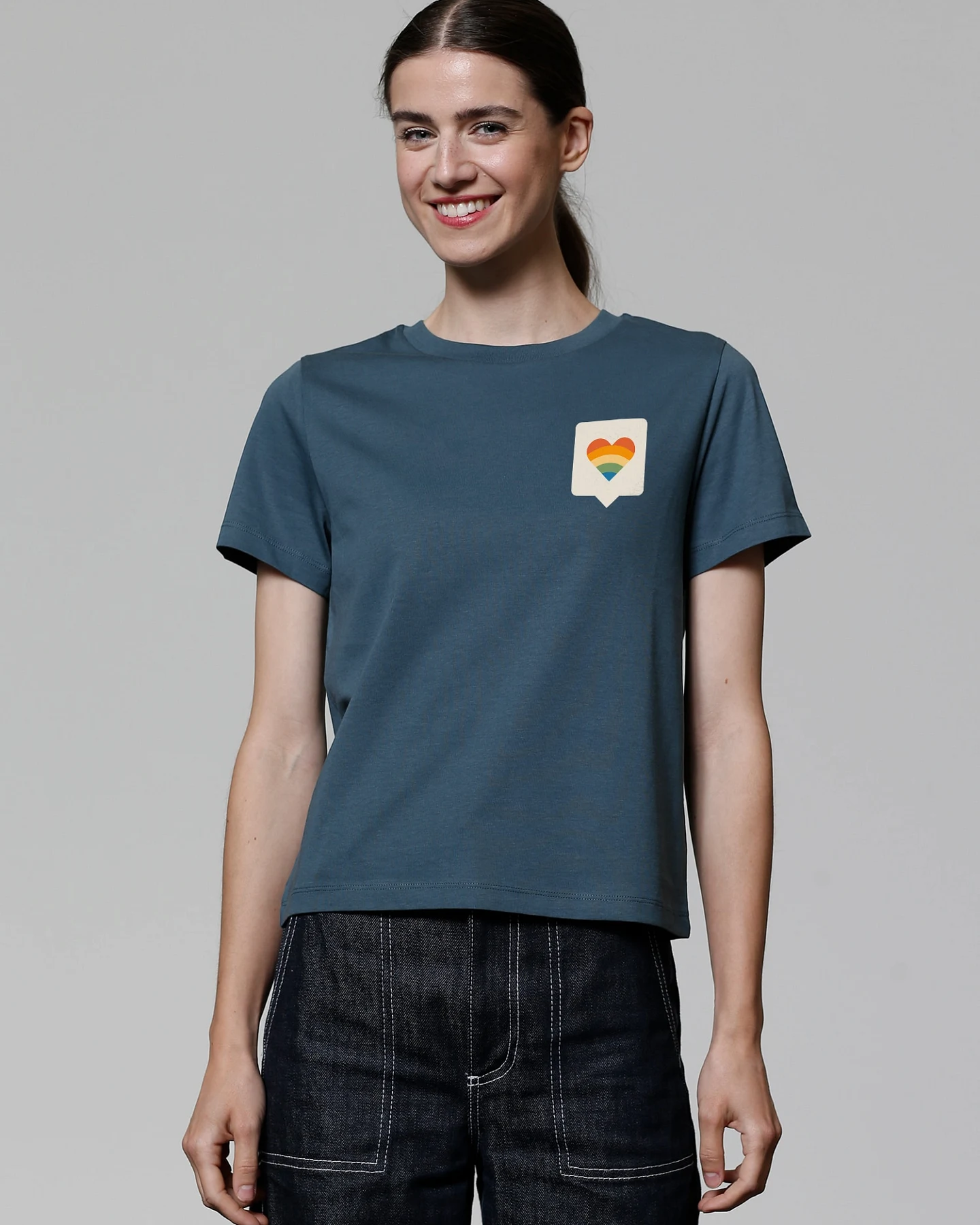 Watapparel T-Shirt Von Herzen – Ansicht 2