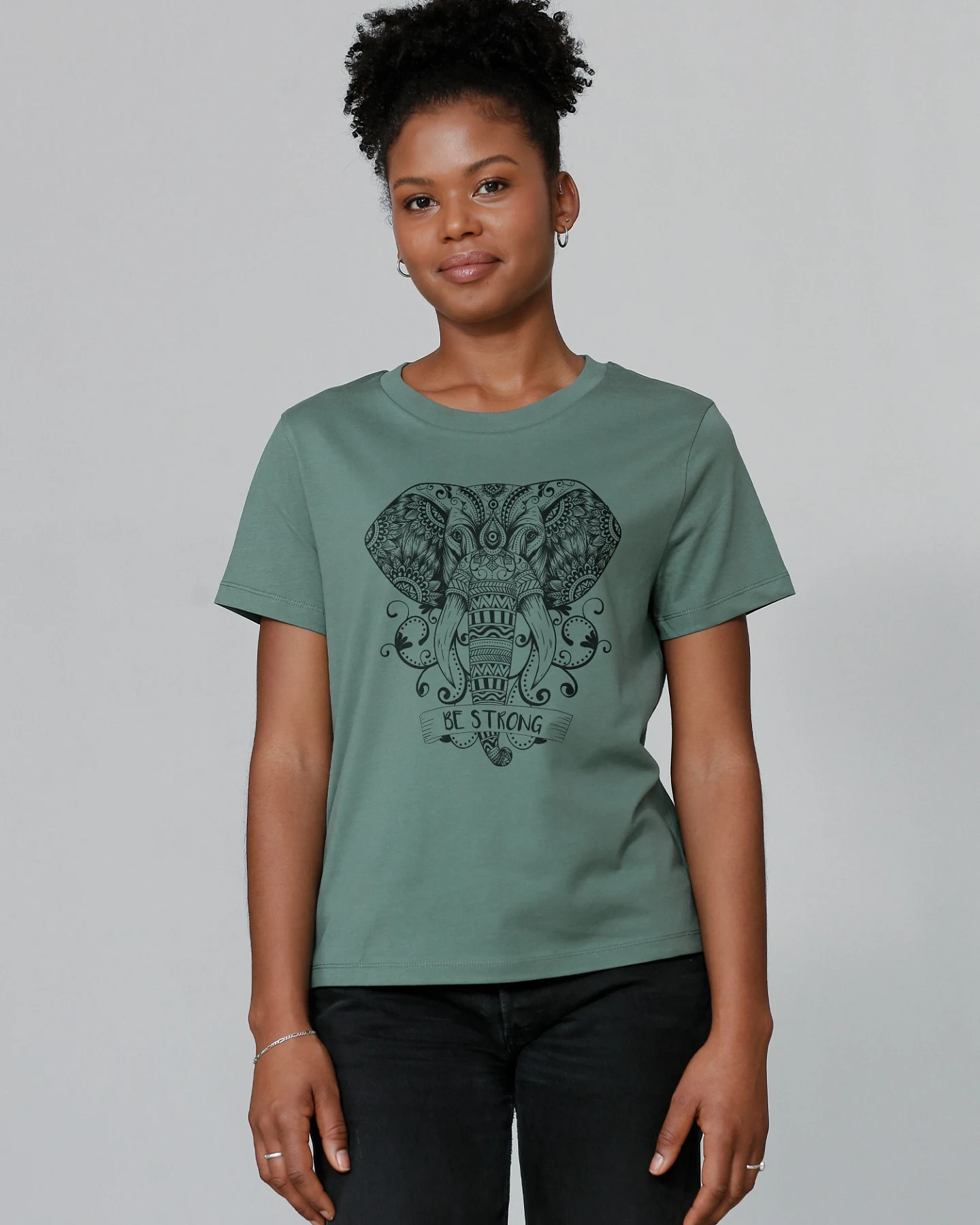 Watapparel T-Shirt Mandala Elephant – Ansicht 2