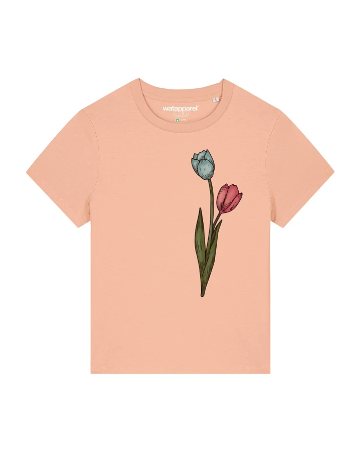 Watapparel Shirt Blume in Wasserfarbe 05