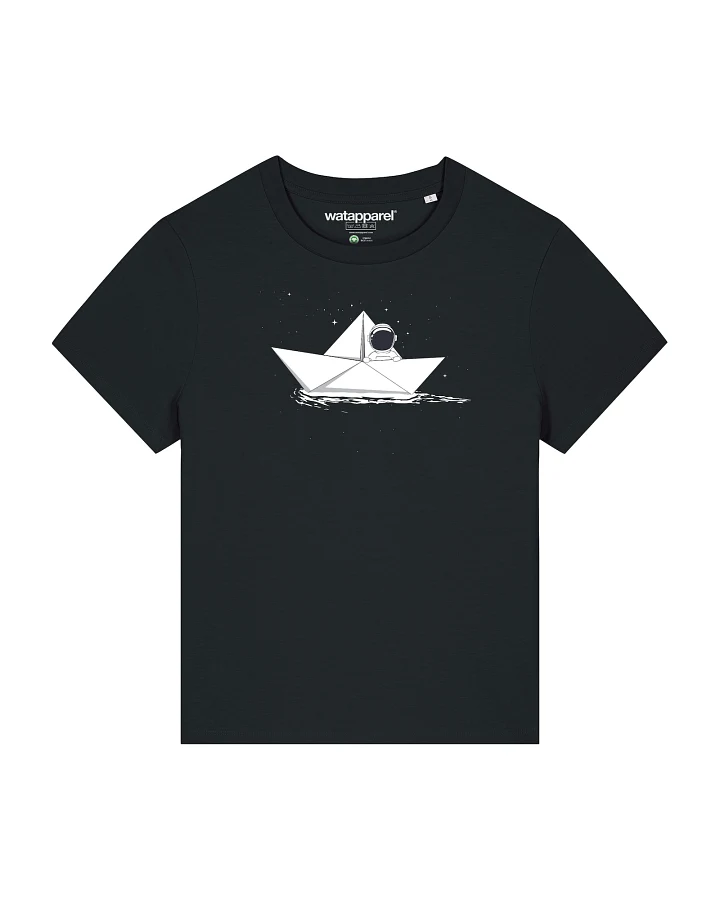 Watapparel T-Shirt Astronaut in paper boat