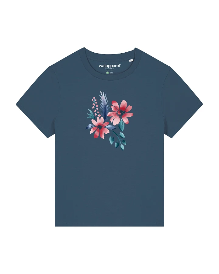 Produktseite: Watapparel Shirt Blume in Wasserfarbe 02