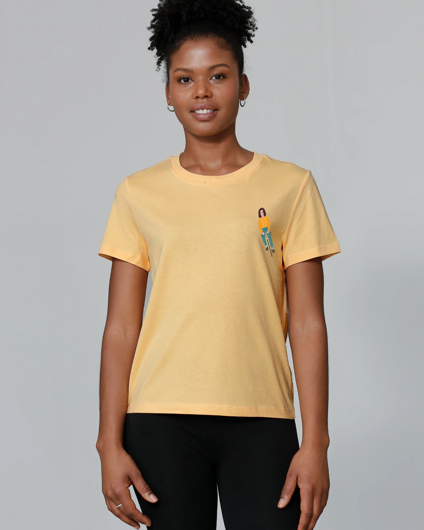 Watapparel Shirt Mädchen Auf Fahrrad – Ansicht 2