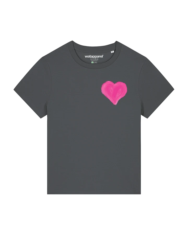 Watapparel T-Shirt Pink Heart