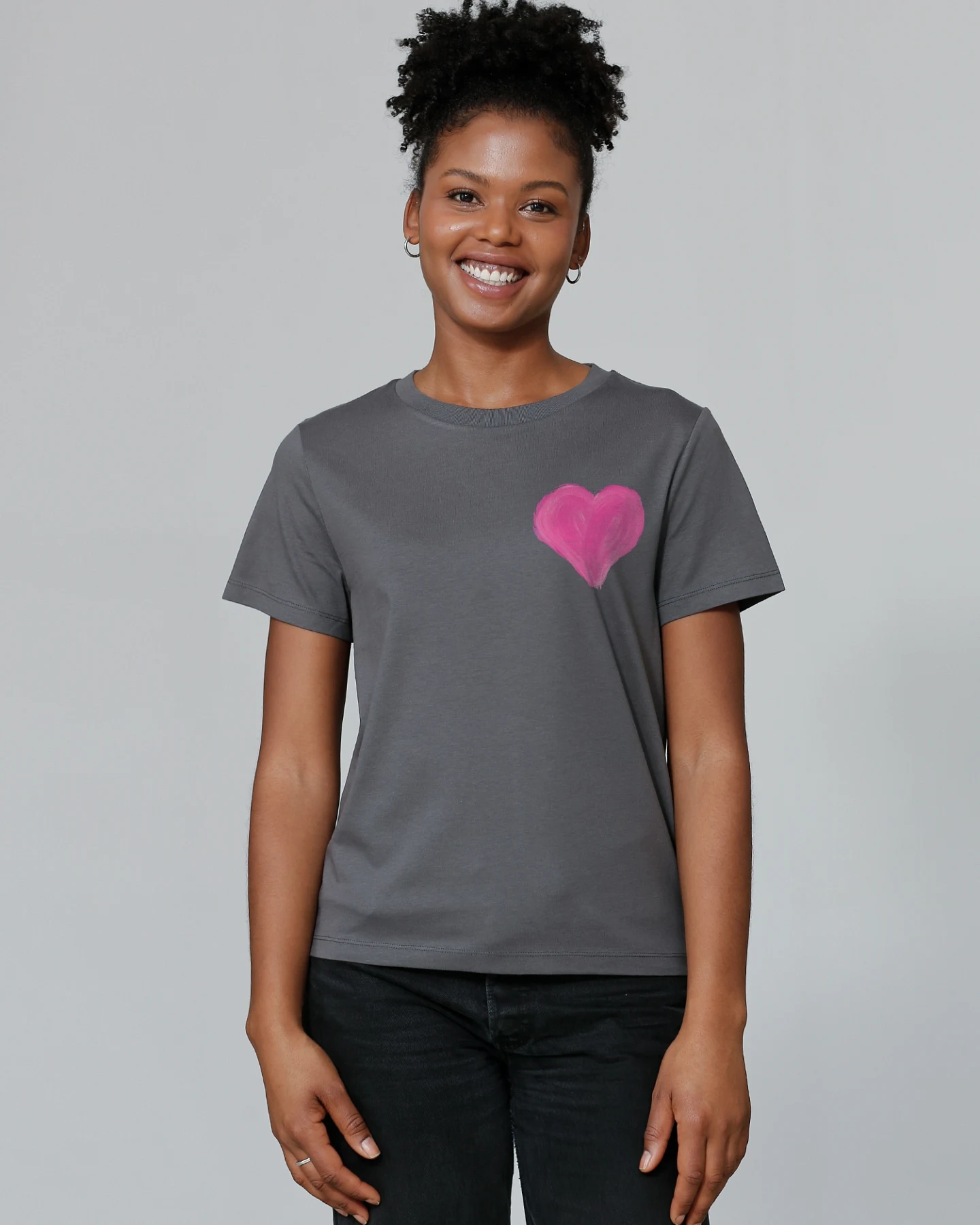 Watapparel T-Shirt Pink Heart – Ansicht 2