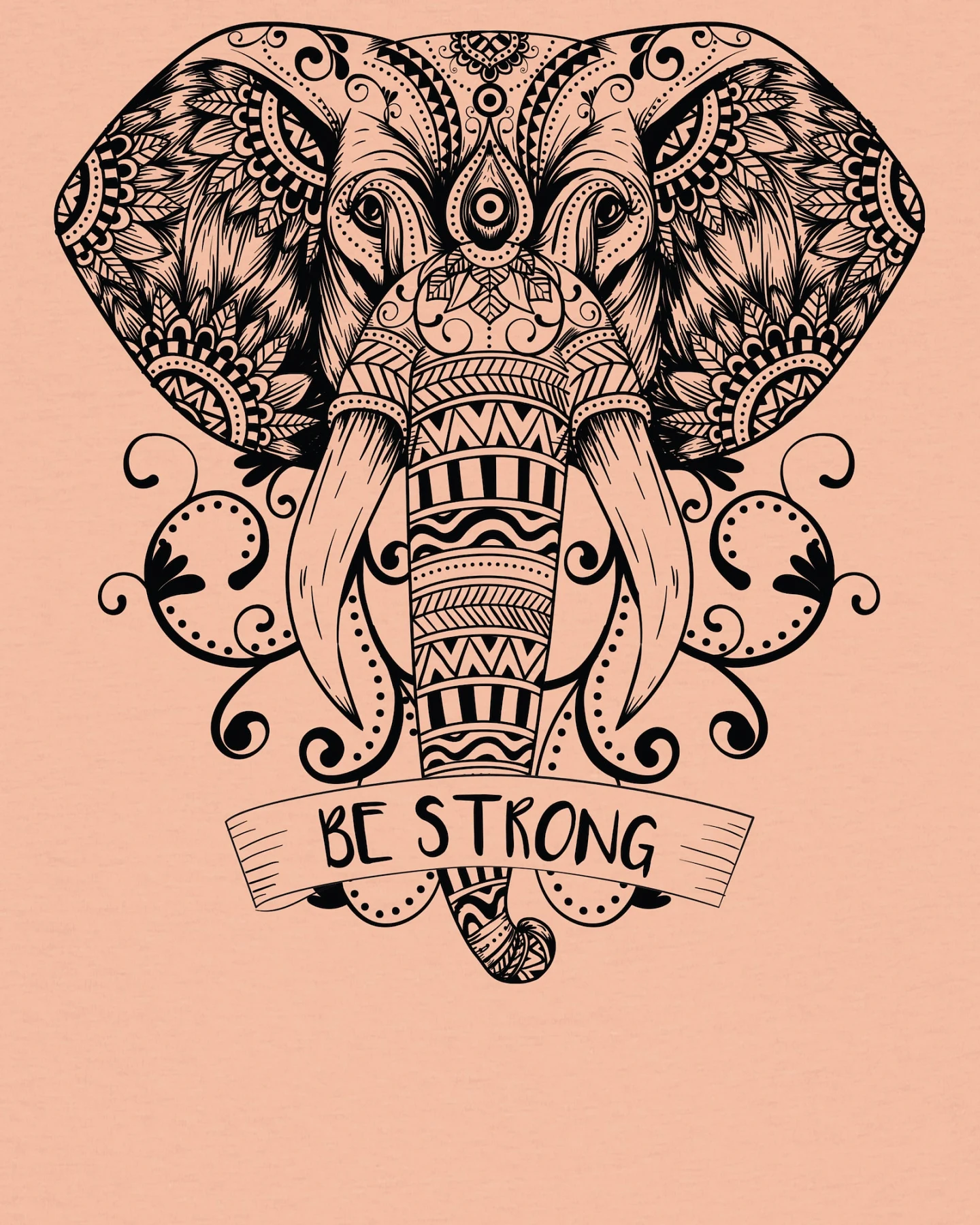 Watapparel Shirt Mandala Elephant – Ansicht 3