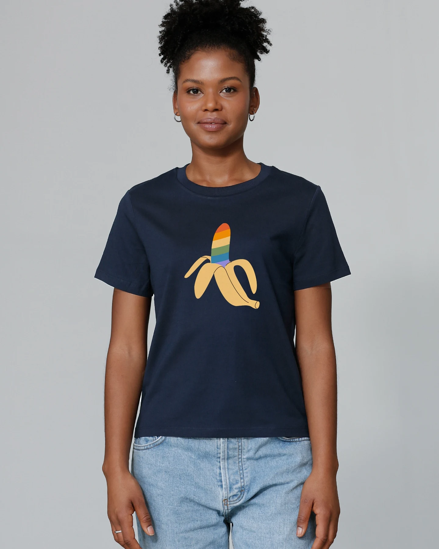 Watapparel T-Shirt Rainbow Banana – Ansicht 2
