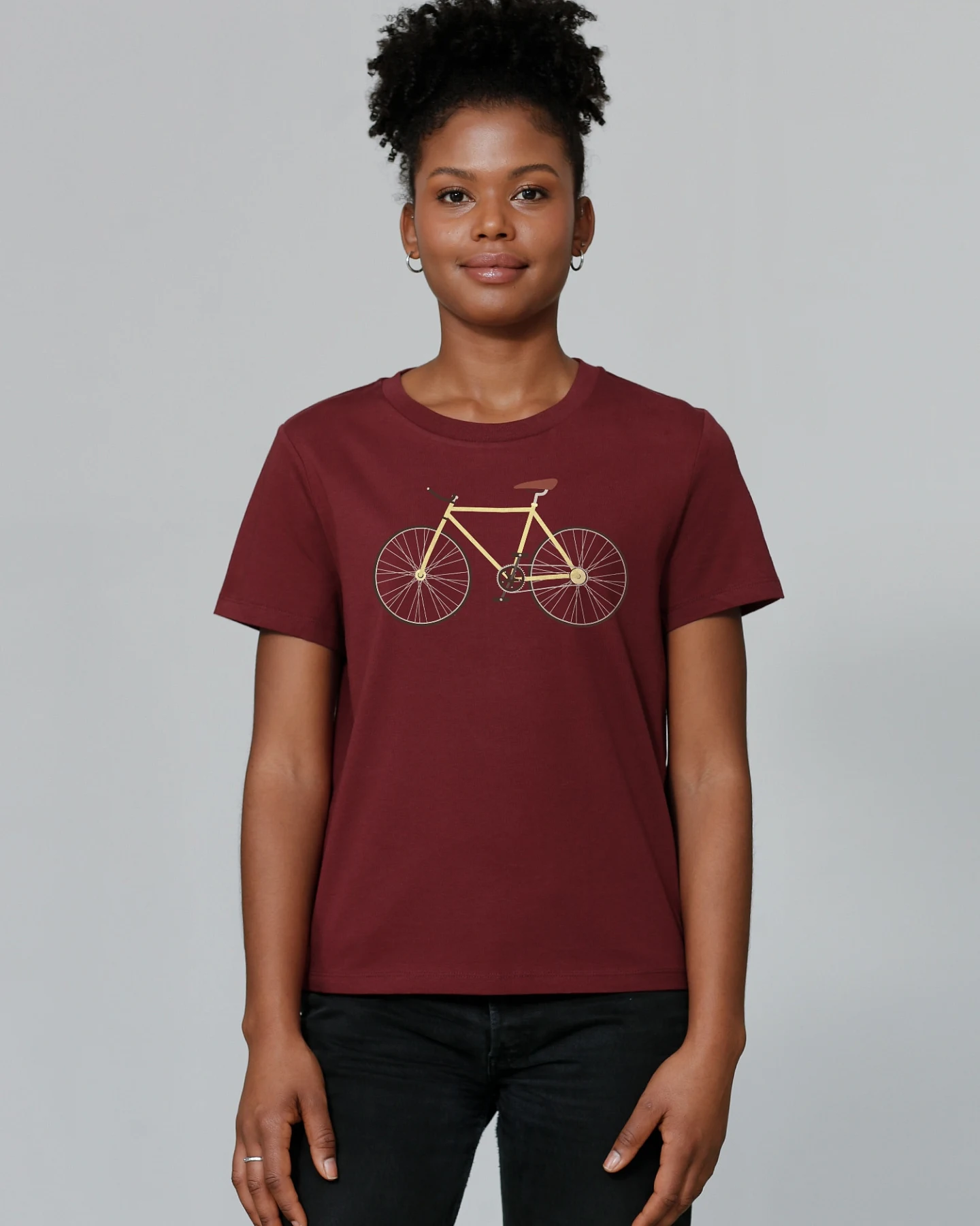 Watapparel T-Shirt Yellow Bike – Ansicht 2
