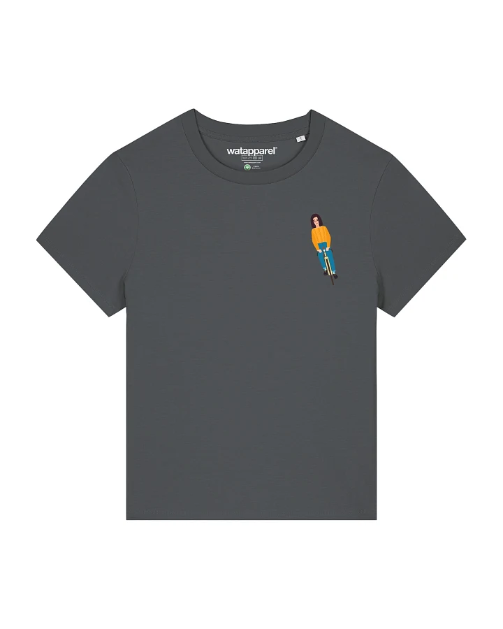 Watapparel T-Shirt Mädchen Auf Fahrrad