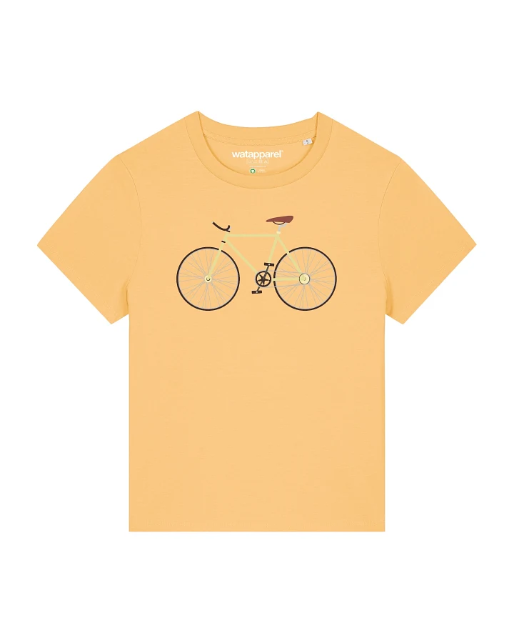 Watapparel T-Shirt Yellow Bike