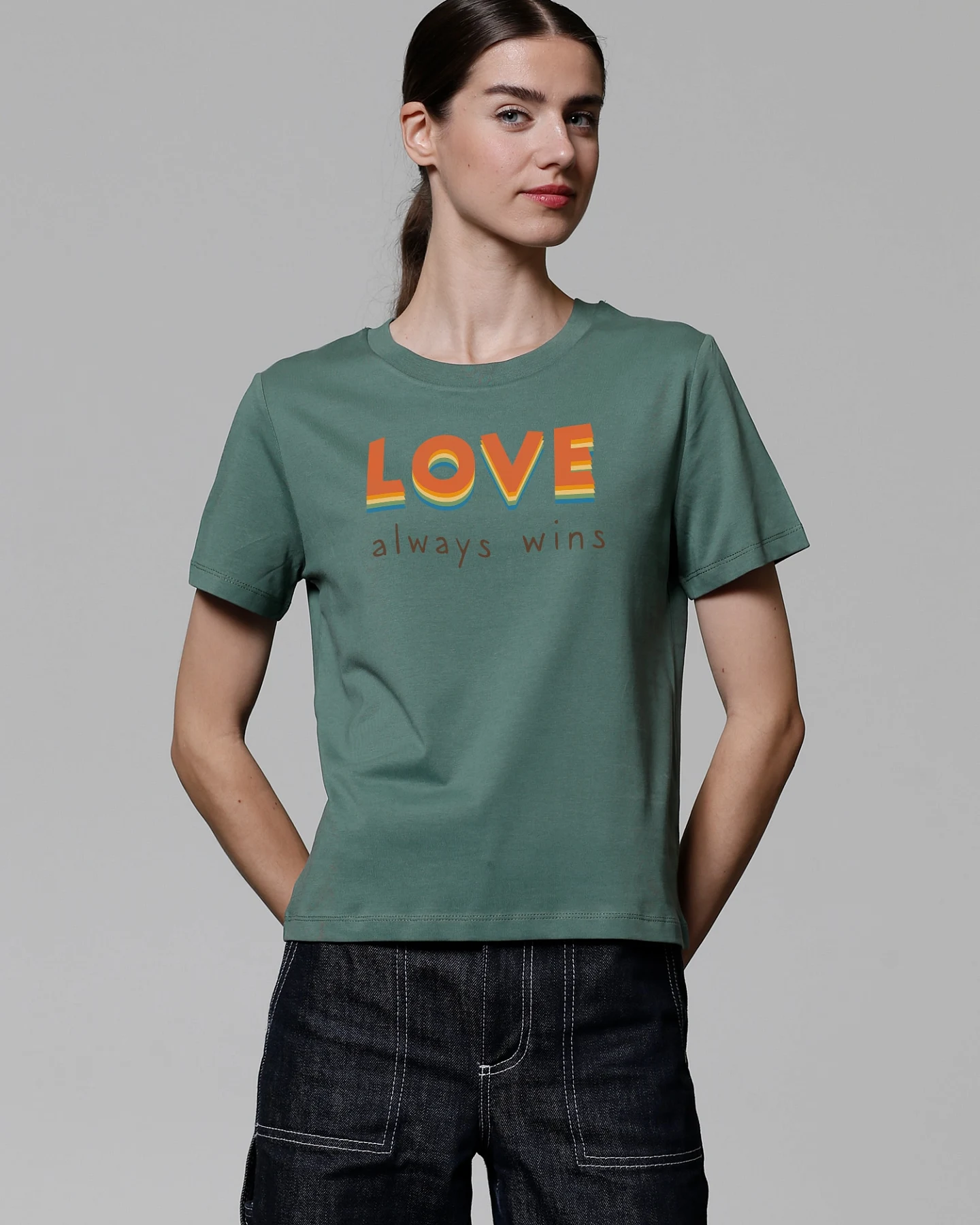 Watapparel Shirt Love always wins – Ansicht 2