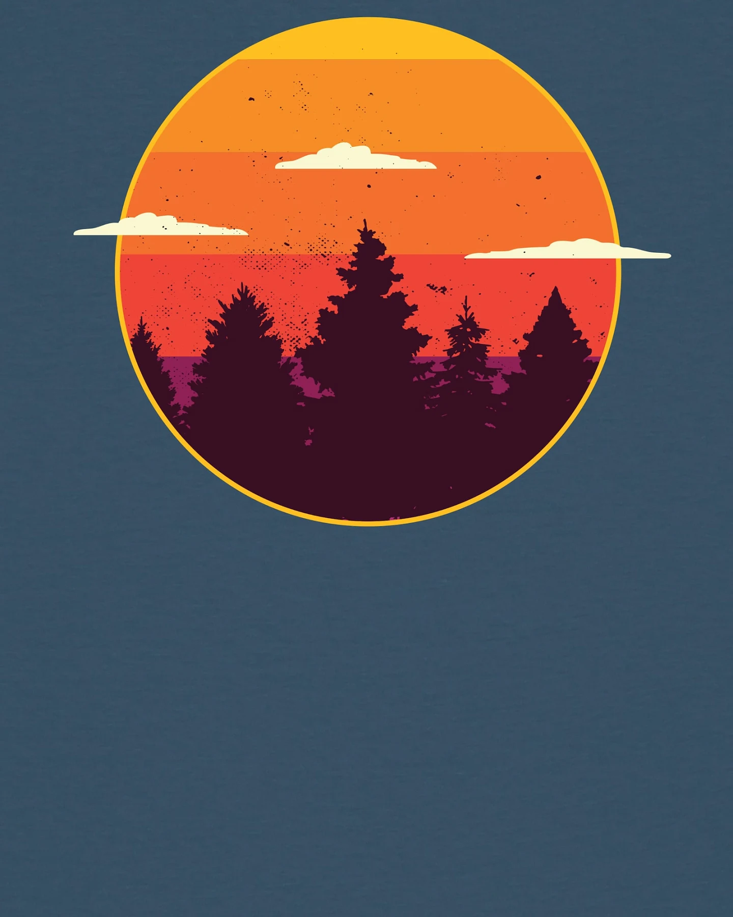 Watapparel T-Shirt Sunset forest – Ansicht 3