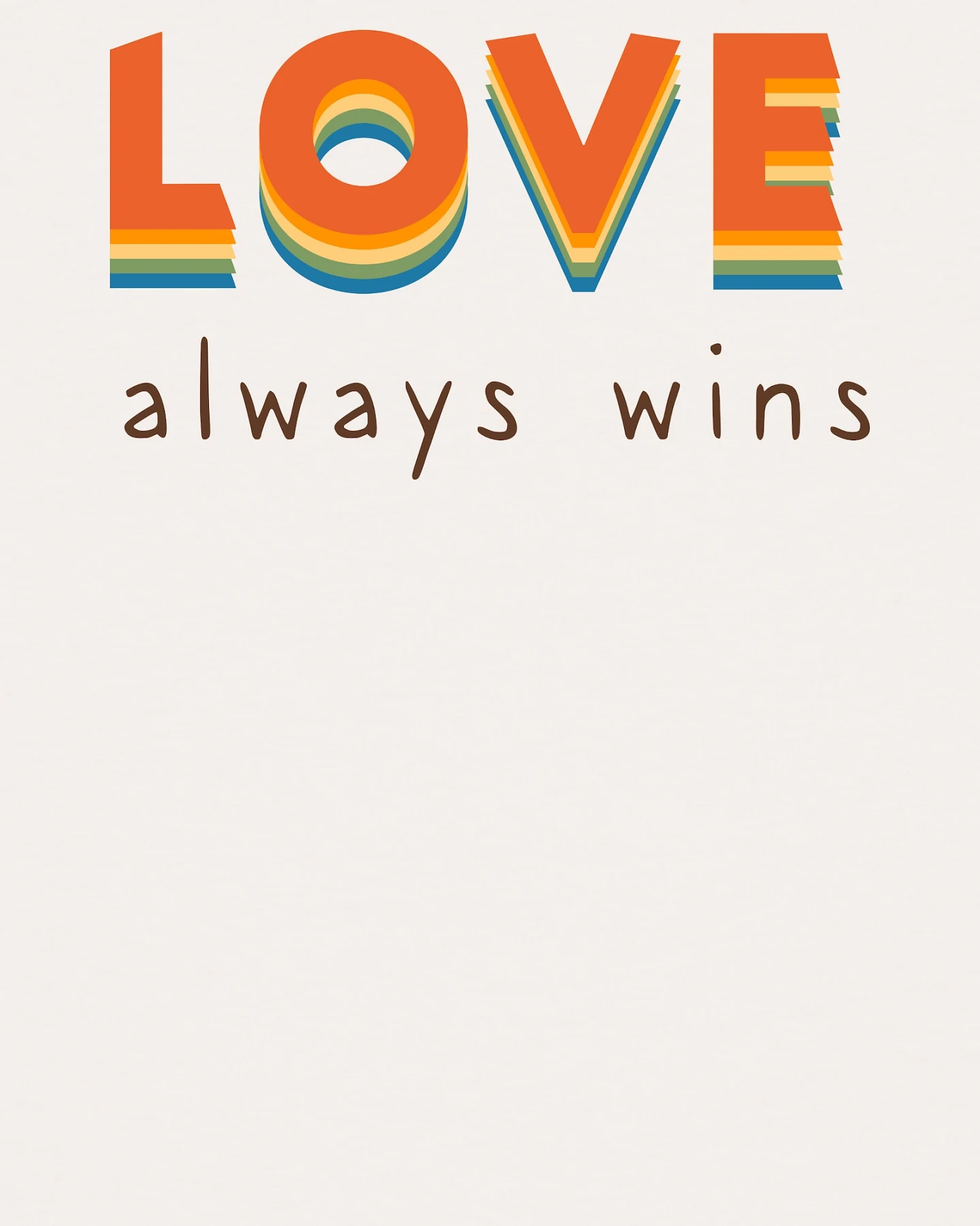Watapparel Shirt Love always wins – Ansicht 3